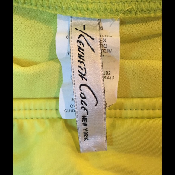 Kenneth Cole Yellow Bikini Size M - Picture 7 of 10